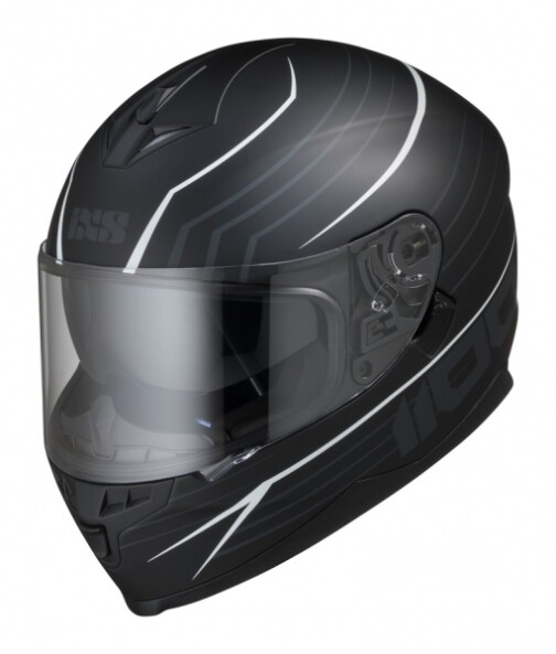 Шлем IXS HX-1100 2.1 чёрный белый