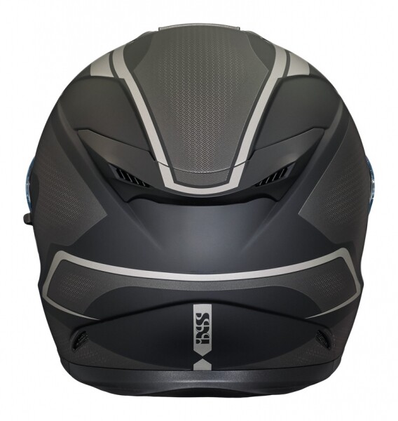 Шлем IXS HX-315 2.0 чёрн серый матов
