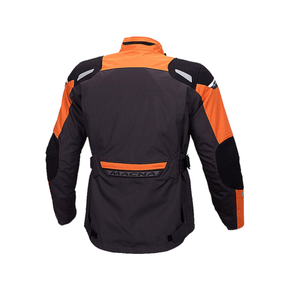 Куртка из текстиля MACNA MYTH черно-оранжевая