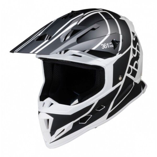 Шлем IXS HX-361 2.1 белый чёрный