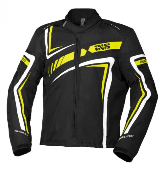 Куртка из текстиля IXS RS-400-ST Чёрно Жёлтый Белый
