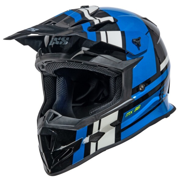 Шлем IXS HX-361 2.3 чёрный синий