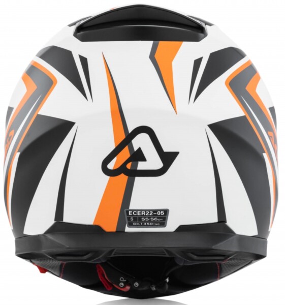 Шлем Acerbis Full Face X-Street ORANGE WHITE