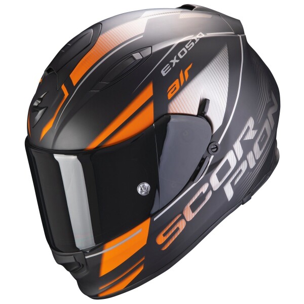 Шлем SCORPION EXO-510 AIR FERRUM, цвет Черный Матовый/Серый Матовый/Оранжевый