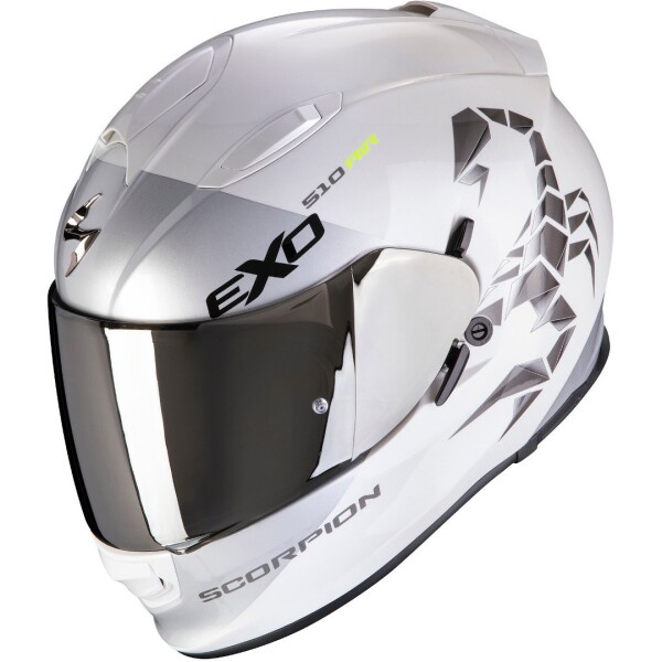 Шлем SCORPION EXO-510 AIR PIQUE Белый/Серый