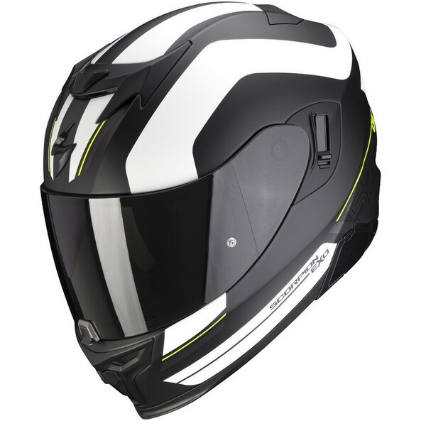 Шлем SCORPION EXO-520 AIR LEMANS, цвет Черный Матовый/Белый