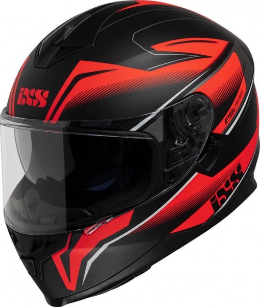 Шлем IXS HX-1100 2.3 чёрный красный