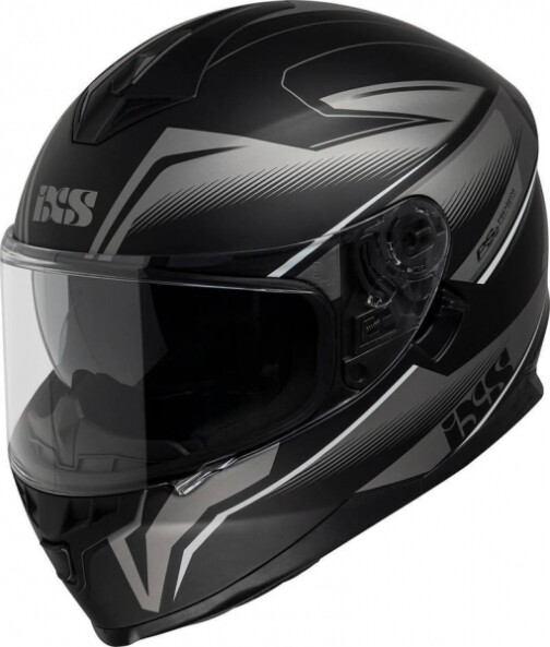 Шлем IXS HX-1100 2.3 чёрный серый