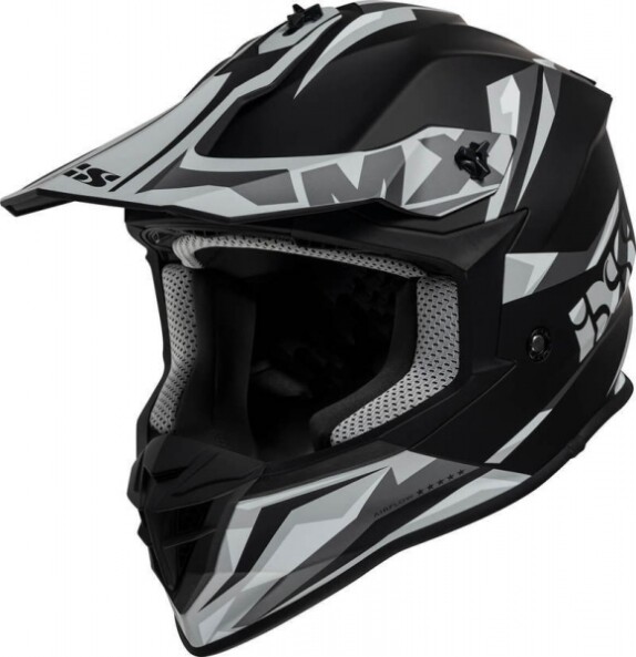Шлем IXS HX-362 2.0 чёрный серый