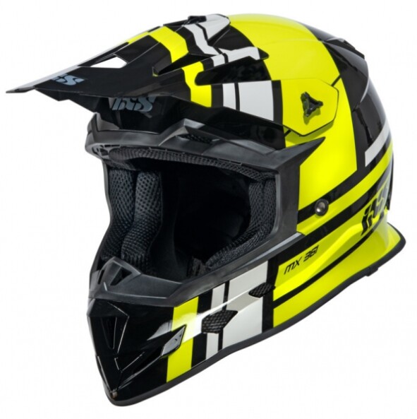 Шлем IXS HX-361 2.3 чёрный жёлтый
