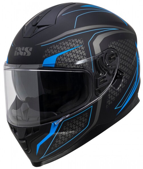 Шлем IXS HX-1100 2.4 чёрный синий