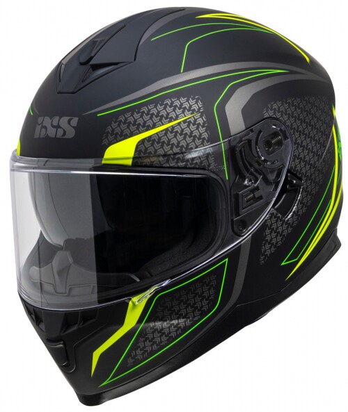 Шлем IXS HX-1100 2.4 чёрный жёлтый